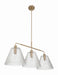 Craftmade - 61173-CPZ - Three Light Vanity - Pleated - Premium Bronze