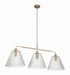 Craftmade - 61173-CPZ - Three Light Vanity - Pleated - Premium Bronze