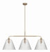 Craftmade - 61173-CPZ - Three Light Vanity - Pleated - Premium Bronze