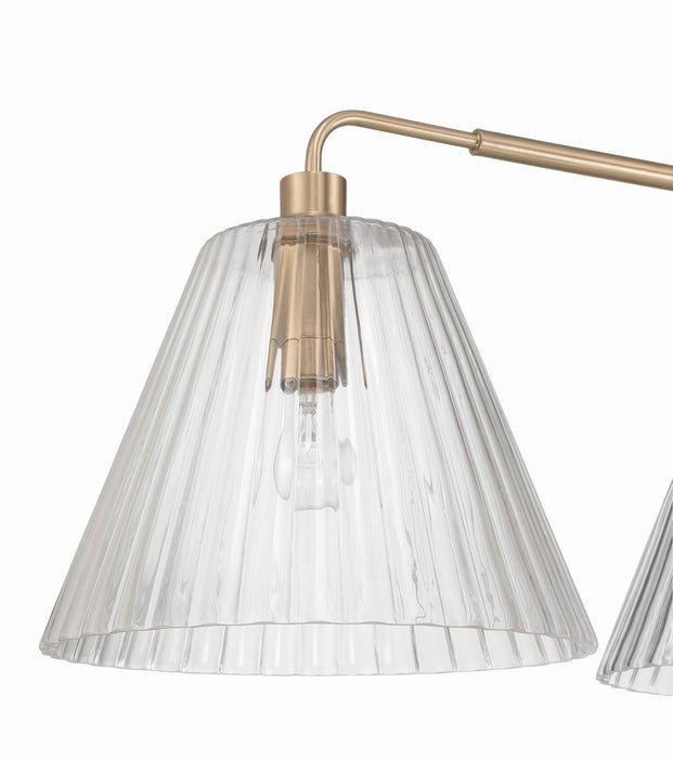 Craftmade - 61173-CPZ - Three Light Vanity - Pleated - Premium Bronze
