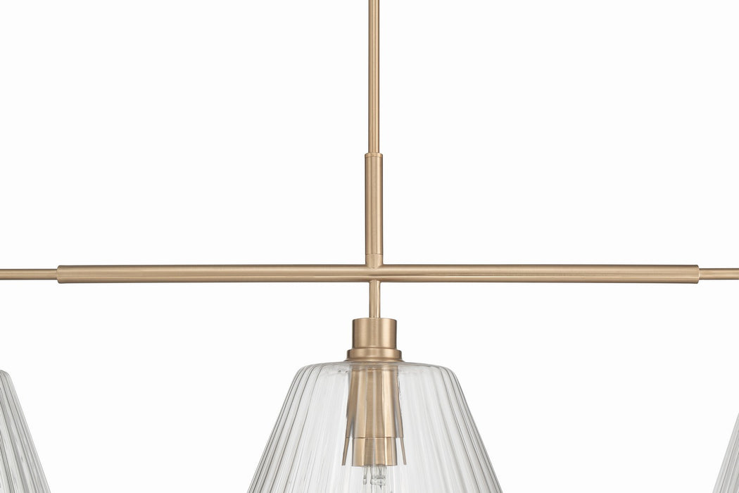 Craftmade - 61173-CPZ - Three Light Vanity - Pleated - Premium Bronze