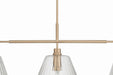 Craftmade - 61173-CPZ - Three Light Vanity - Pleated - Premium Bronze
