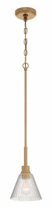 Craftmade - 61191-CPZ - One Light Mini Pendant - Pleated - Premium Bronze