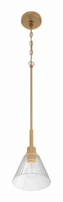 Craftmade - 61191-CPZ - One Light Mini Pendant - Pleated - Premium Bronze