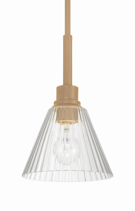 Craftmade - 61191-CPZ - One Light Mini Pendant - Pleated - Premium Bronze