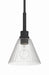 Craftmade - 61191-FB - One Light Mini Pendant - Pleated - Flat Black