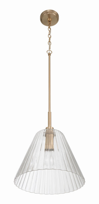 Craftmade - 61192-CPZ - One Light Pendant - Pleated - Premium Bronze