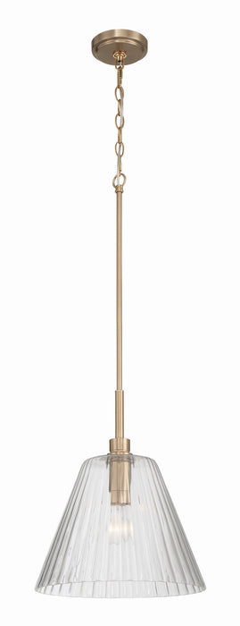 Craftmade - 61192-CPZ - One Light Pendant - Pleated - Premium Bronze