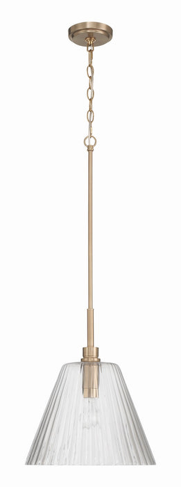 Craftmade - 61192-CPZ - One Light Pendant - Pleated - Premium Bronze