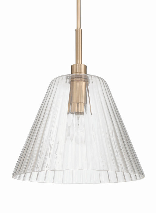 Craftmade - 61192-CPZ - One Light Pendant - Pleated - Premium Bronze