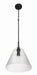 Craftmade - 61192-FB - One Light Pendant - Pleated - Flat Black