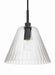 Craftmade - 61192-FB - One Light Pendant - Pleated - Flat Black