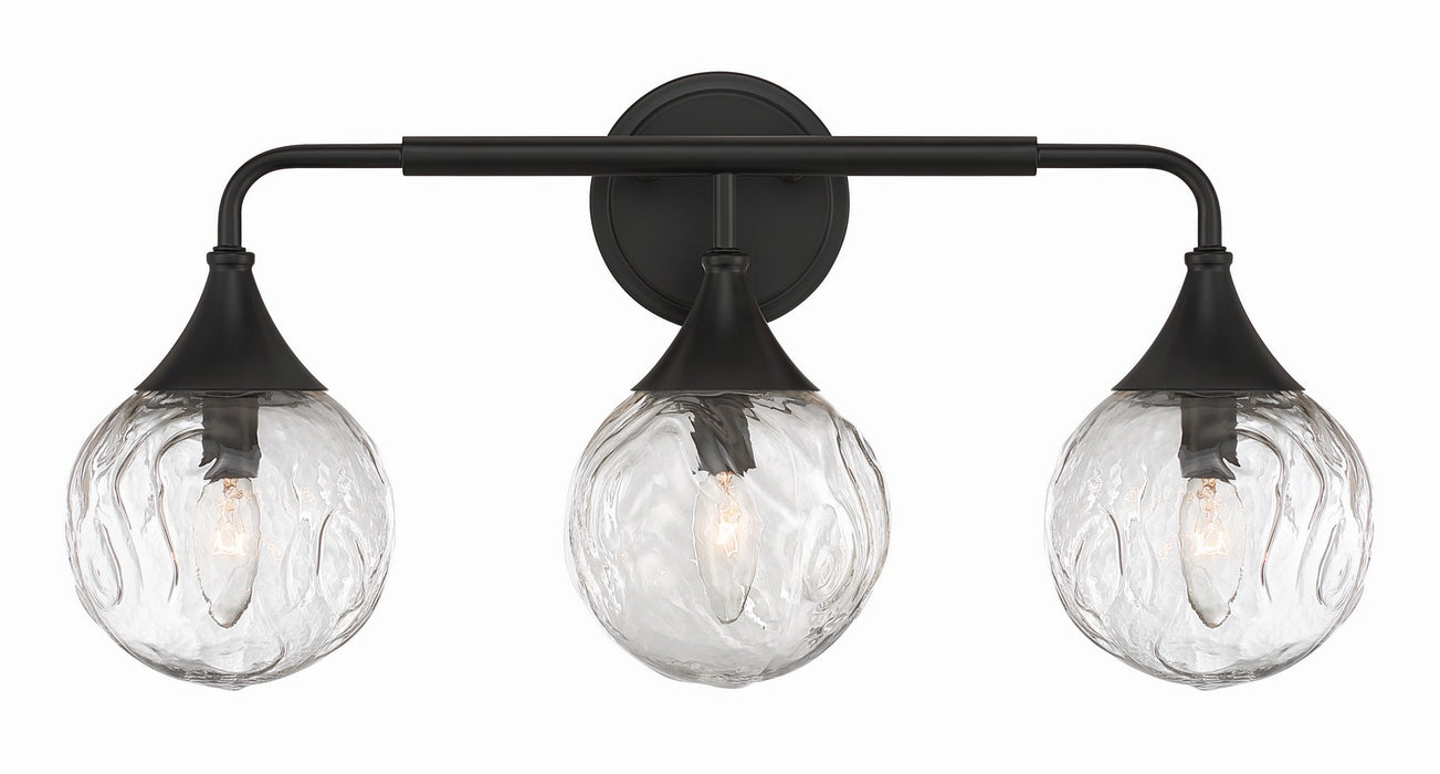 Craftmade - 61203-FB - Three Light Vanity - Reflection - Flat Black