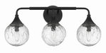Craftmade - 61203-FB - Three Light Vanity - Reflection - Flat Black
