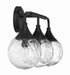 Craftmade - 61203-FB - Three Light Vanity - Reflection - Flat Black