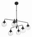 Craftmade - 61226-FB - Six Light Chandelier - Reflection - Flat Black