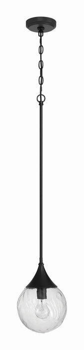 Craftmade - 61291-FB - One Light Mini Pendant - Reflection - Flat Black