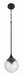 Craftmade - 61291-FB - One Light Mini Pendant - Reflection - Flat Black