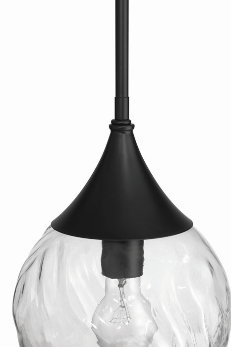 Craftmade - 61291-FB - One Light Mini Pendant - Reflection - Flat Black
