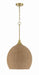 Craftmade - 61391-SB - One Light Pendant - Keira - Satin Brass