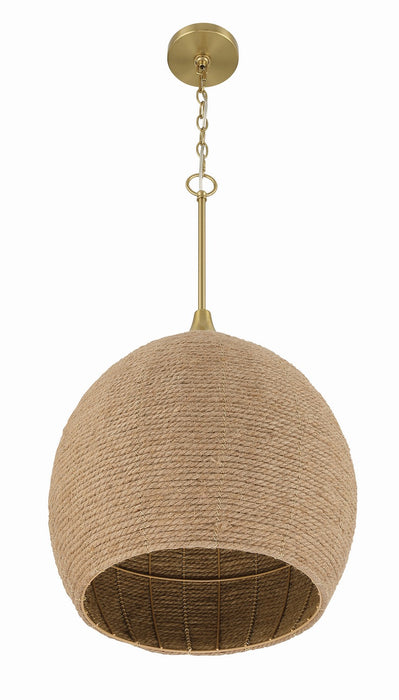 Craftmade - 61391-SB - One Light Pendant - Keira - Satin Brass