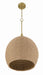 Craftmade - 61391-SB - One Light Pendant - Keira - Satin Brass