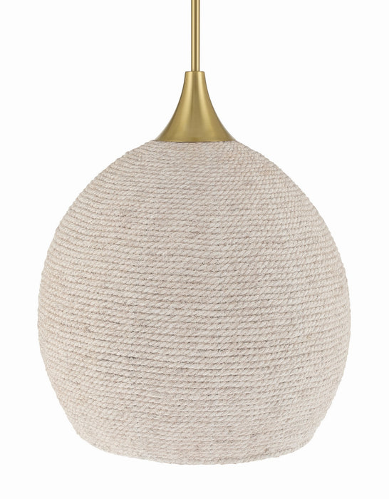 Craftmade - 61391W-SB - One Light Pendant - Keira - Satin Brass
