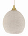Craftmade - 61391W-SB - One Light Pendant - Keira - Satin Brass
