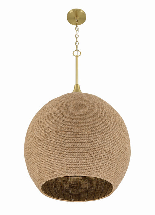 Craftmade - 61393-SB - Three Light Pendant - Keira - Satin Brass