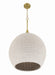 Craftmade - 61393W-SB - Three Light Pendant - Keira - Satin Brass