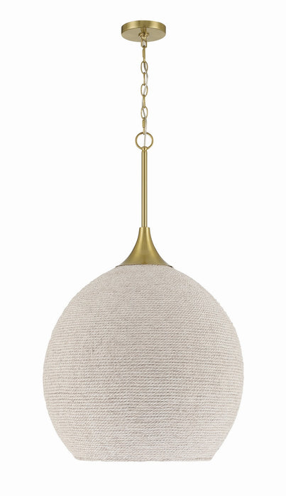 Craftmade - 61393W-SB - Three Light Pendant - Keira - Satin Brass