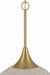 Craftmade - 61393W-SB - Three Light Pendant - Keira - Satin Brass
