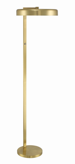 Craftmade - 87025SB-F - One Light Floor Lamp - Keeva - Satin Brass