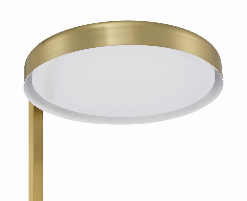 Craftmade - 87025SB-F - One Light Floor Lamp - Keeva - Satin Brass
