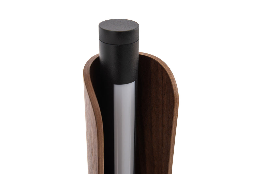 Craftmade - 87030FBWAL-T - LED Table Lamp - Cameron - Flat Black/Walnut