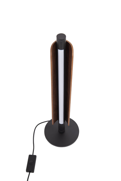 Craftmade - 87030FBWAL-T - LED Table Lamp - Cameron - Flat Black/Walnut
