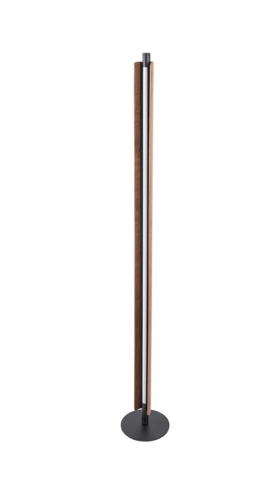 Craftmade - 87031FBWAL-F - LED Floor Lamp - Cameron - Flat Black/Walnut