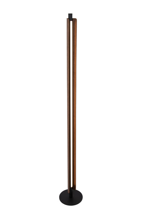 Craftmade - 87031FBWAL-F - LED Floor Lamp - Cameron - Flat Black/Walnut