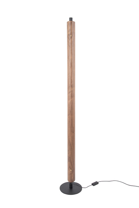 Craftmade - 87031FBWAL-F - LED Floor Lamp - Cameron - Flat Black/Walnut