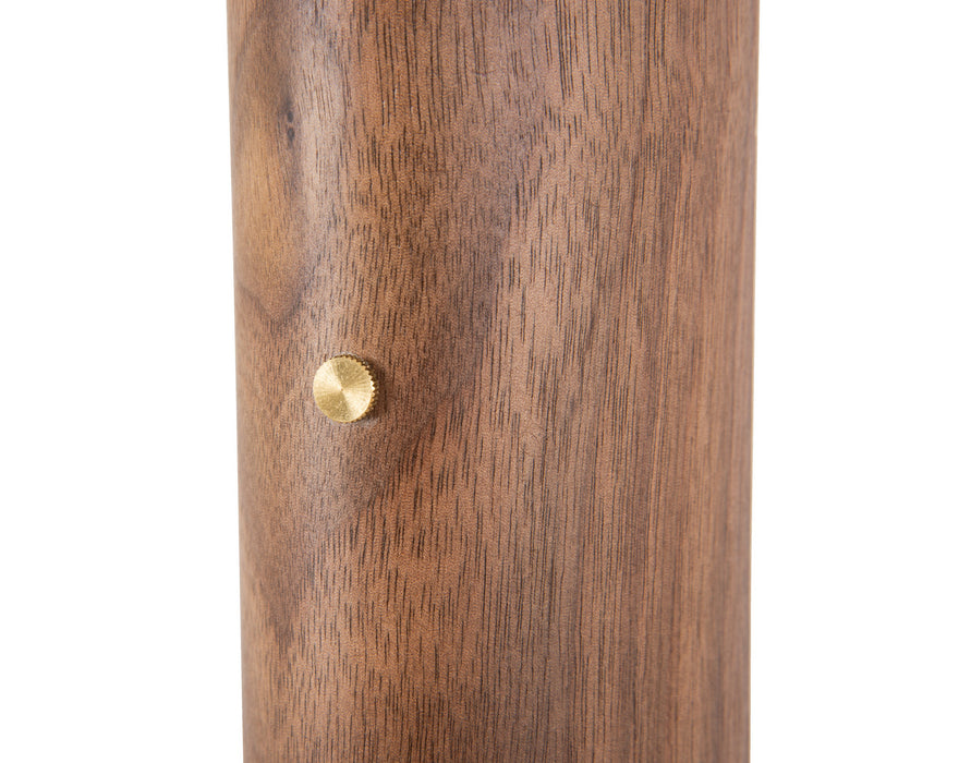 Craftmade - 87031FBWAL-F - LED Floor Lamp - Cameron - Flat Black/Walnut