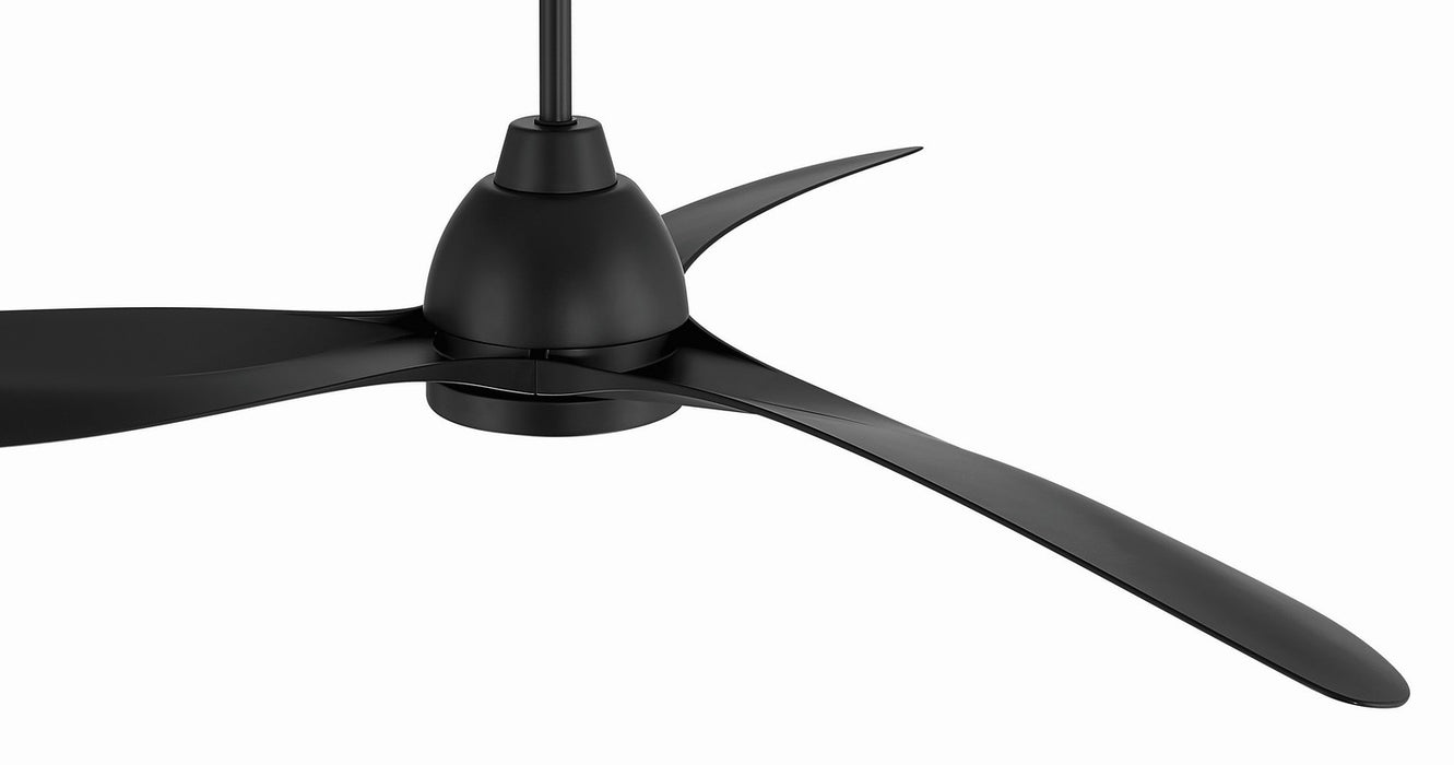 Craftmade - FRZ56FB3 - 56" Ceiling Fan - Frazier 56" In/Outdoor Damp Rated Ceiling Fan - Flat Black
