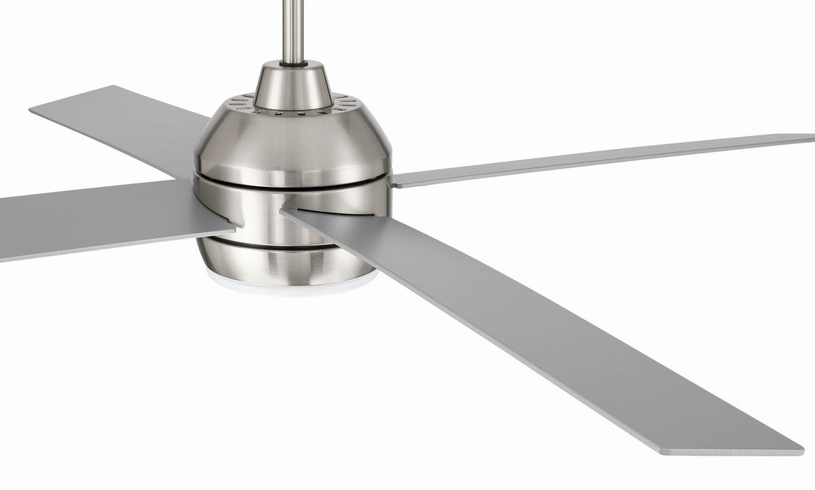 Craftmade - KLS52BNK4 - 52" Ceiling Fan - Kelsey 52" 4-blade Indoor Ceiling Fan - Brushed Polished Nickel