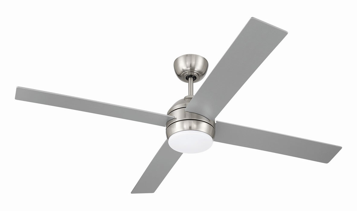 Craftmade - KLS52BNK4 - 52" Ceiling Fan - Kelsey 52" 4-blade Indoor Ceiling Fan - Brushed Polished Nickel
