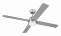 Craftmade - KLS52BNK4 - 52" Ceiling Fan - Kelsey 52" 4-blade Indoor Ceiling Fan - Brushed Polished Nickel
