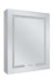 Craftmade - MIR2413M-W3C - LED Mirror Medicine Cabinet - LED Cabinet Mirror - White