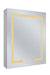 Craftmade - MIR2413M-W3C - LED Mirror Medicine Cabinet - LED Cabinet Mirror - White