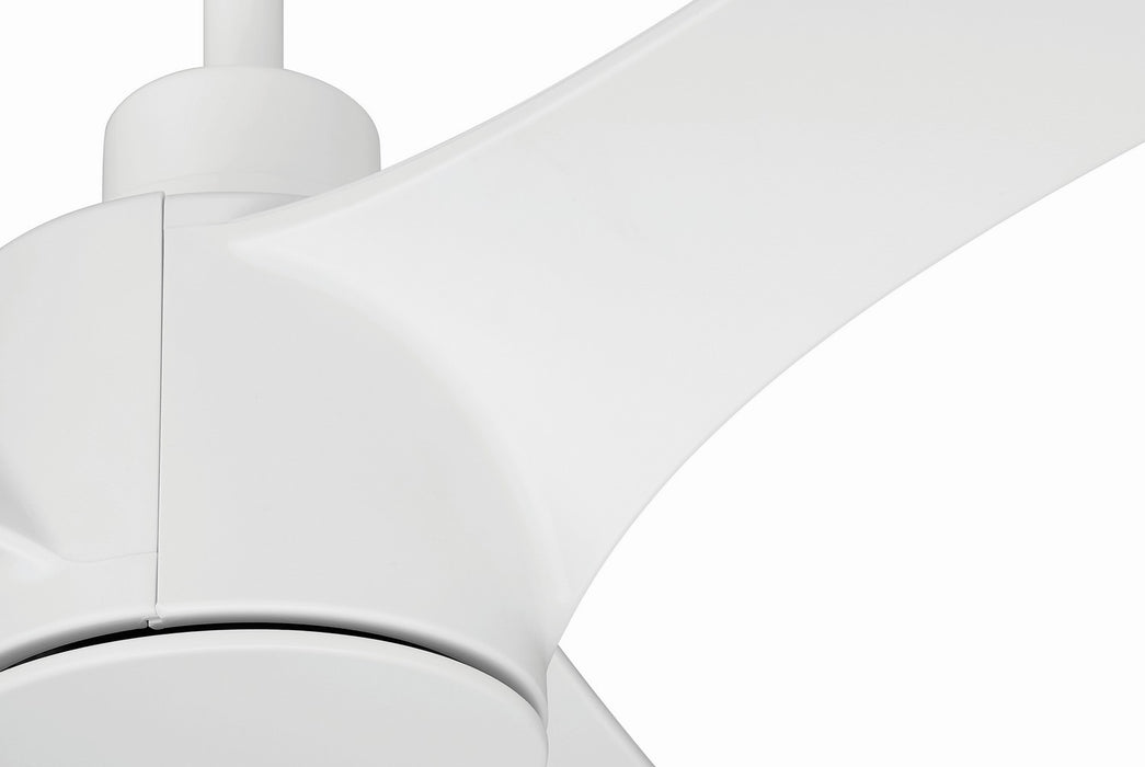 Craftmade - PHB52W3 - 52" Ceiling Fan - Phoebe 52" 3-Blade In/Outdoor Damp Fan - White