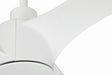 Craftmade - PHB52W3 - 52" Ceiling Fan - Phoebe 52" 3-Blade In/Outdoor Damp Fan - White