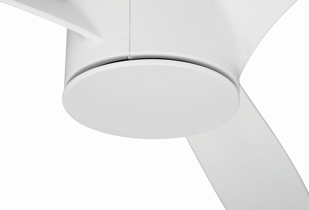 Craftmade - PHB52W3 - 52" Ceiling Fan - Phoebe 52" 3-Blade In/Outdoor Damp Fan - White