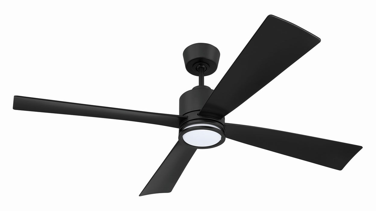 Craftmade - RHT52FB4 - 52" Ceiling Fan - Rhett 52" In/Outdoor Fan Damp Rated - Flat Black